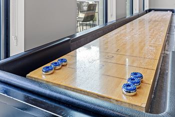 Shuffle board & pool table